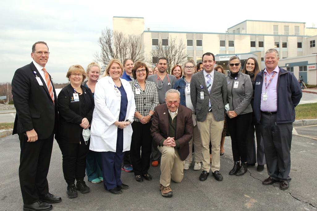 Schumer visits Oneida Health Hospital